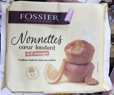 Nonnettes coeur fondant à l'orange
