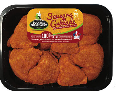Cuisses de poulet assaisonné au paprika