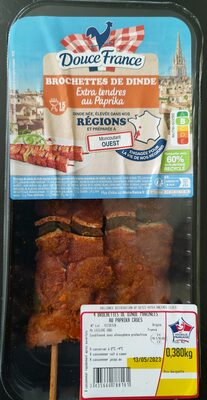 Brochettes de dinde extra tendres au paprika