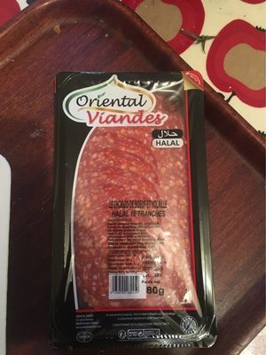 Chorizo de boeuf et volaille halal 16 tranches