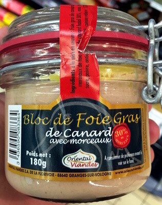 Bloc de Foie Gras de Canard avec morceaux (30%)