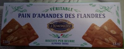 Pain d'amande des Flandre pur beurre , 110G