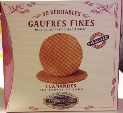 Gauffres fines