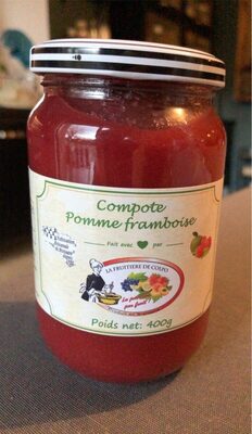 Compote pomme framboise