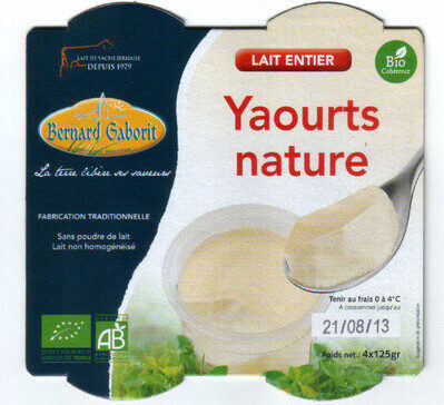 Yaourts nature