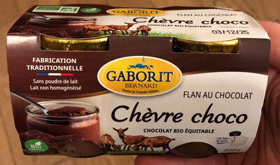 Chèvre choco - flan au chocolat