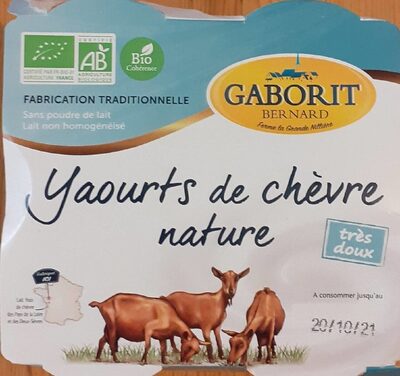 Yaourts de chèvre nature