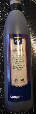 Condiment au vinaigre balsamique