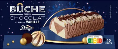 Bûche chocolat vanille 10 parts