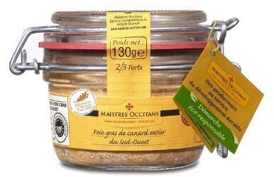 Maistres Occitans foie gras canard entier