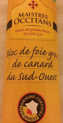Maistres Occitans bloc de foie gras de canard