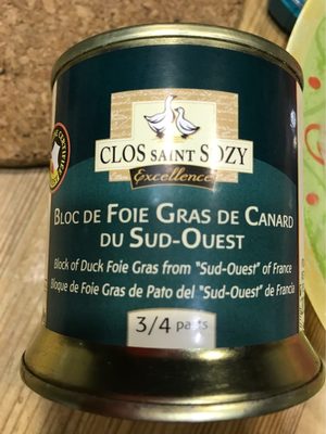 Bloc de foie gras de canard
