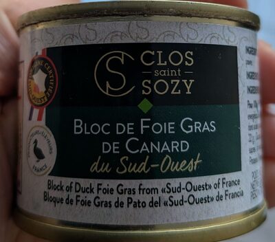Bloc de foie gras de canard du Sud-Ouest