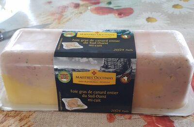 Foie gras de canard du Sud Ouest mi cuit