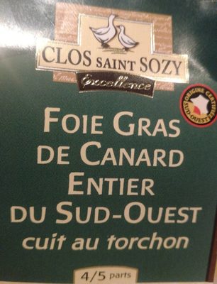 Foie gras de canard entier du Sud-Ouest