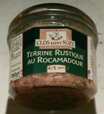 Terrine rustique au rocamadour