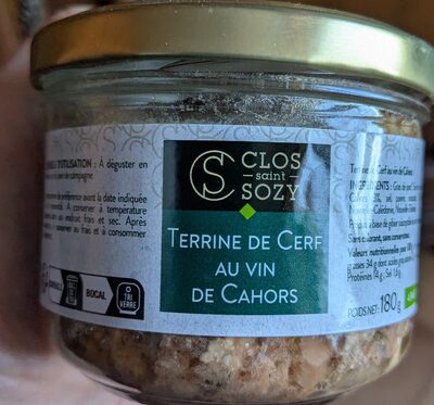Terrine de cerf au vin de Cahors