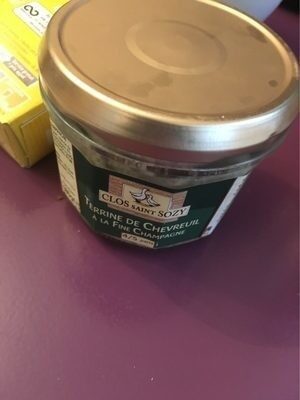 Terrine de chevreuil au Cognac fine Champagne