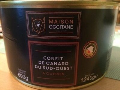 Confit de canard du sud-ouest