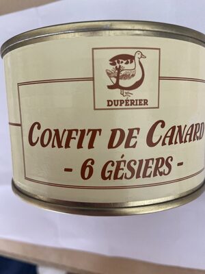 Confit de canard : 6 gésiers