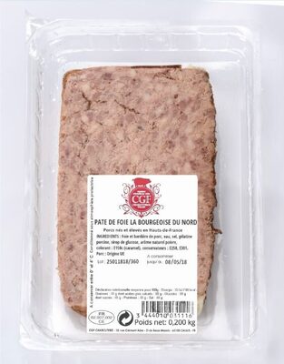 Pâté de foie La bourgeoise du Nord