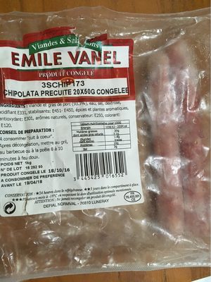 Chipolata précuite