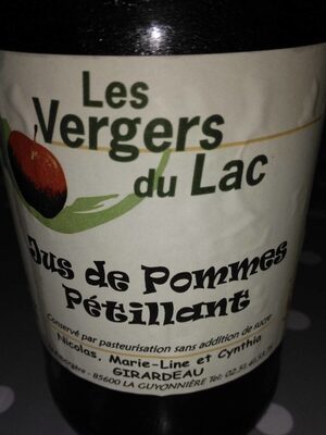 Jus de pommes pétillant