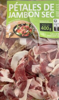 Petales de jambon sec