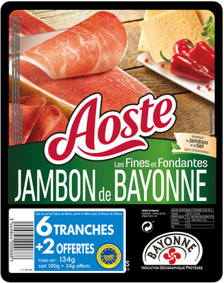 Jambon de Bayonne Les Fines et Fondantes