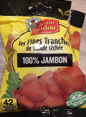 Fines tranches de jambon séché