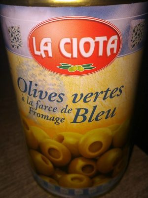 Olives vertes au bleu