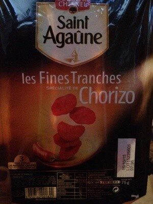 Saint Agaûne Les Fines Tranches Spécialité de Chorizo