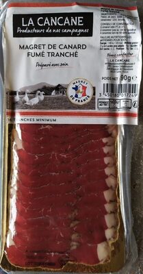 Magret de canard fumé tranché