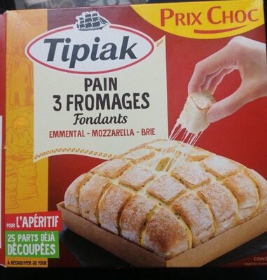 Pain 3 fromages fondants