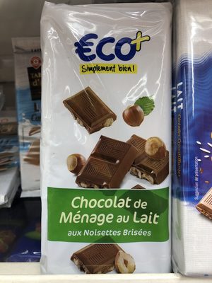 Chocolat au lait et noisettes brisées 4x100 gr