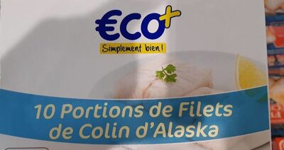10 portions de filets de colin d'Alaska