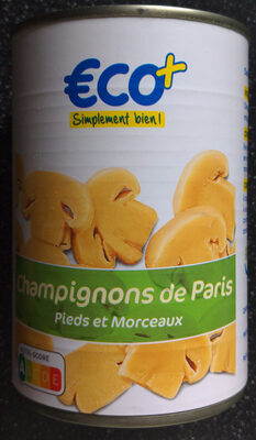 Champignons pieds morceaux 1/2