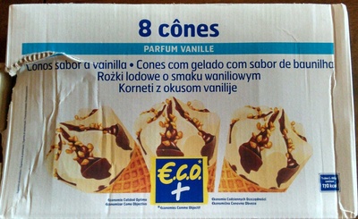 8 Cônes Parfum Vanille