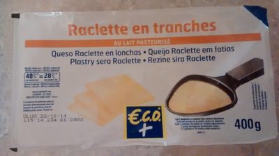 Raclette - Fromage au lait pasteurisé à pâte pâte préssée non cuite