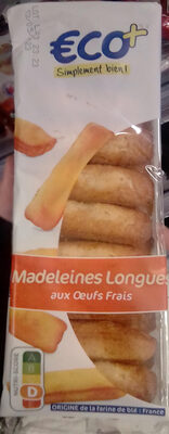 Madeleines Longues - aux Oeufs Frais