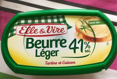Le Beurre Léger 41%MG demi-sel