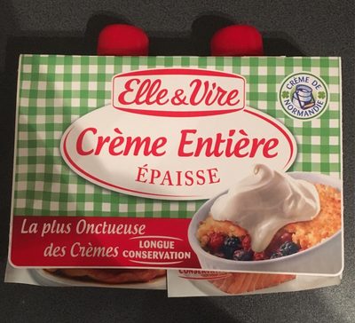 Crème entière épaisse