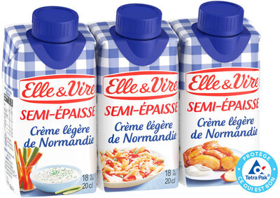 La Crème Semi-Epaisse Légère 18%MG