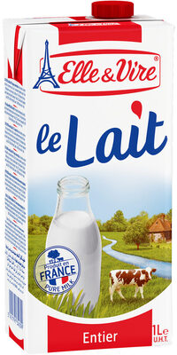 Lait entier stérilisé UHT - Longue conservation