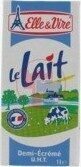 Lait demi-écrémé stérilisé UHT - Longue conservation