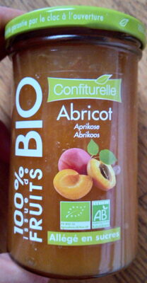 Confiturelle abricots bio 100% fruits allégée en sucres
