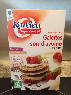 Galettes son d'avoine vanille