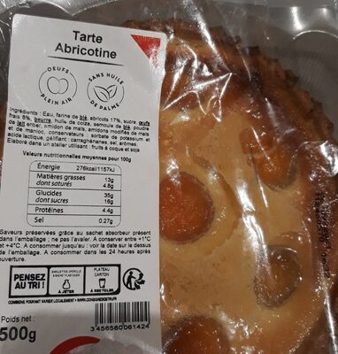 Tarte Abricotine