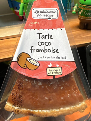 Tarte coco framboise