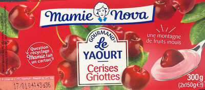 Yaourt Gourmand Cerises Griottes